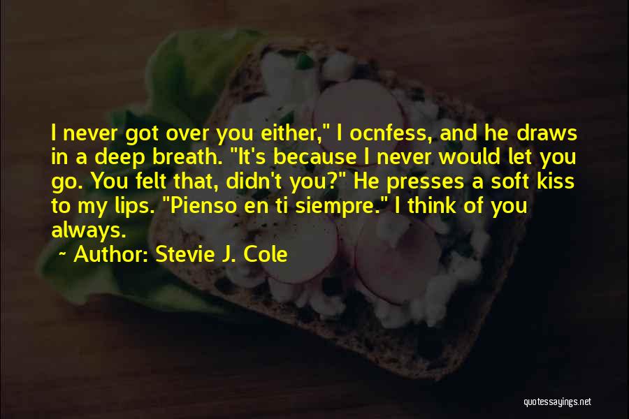 I Would Never Let You Go Quotes By Stevie J. Cole