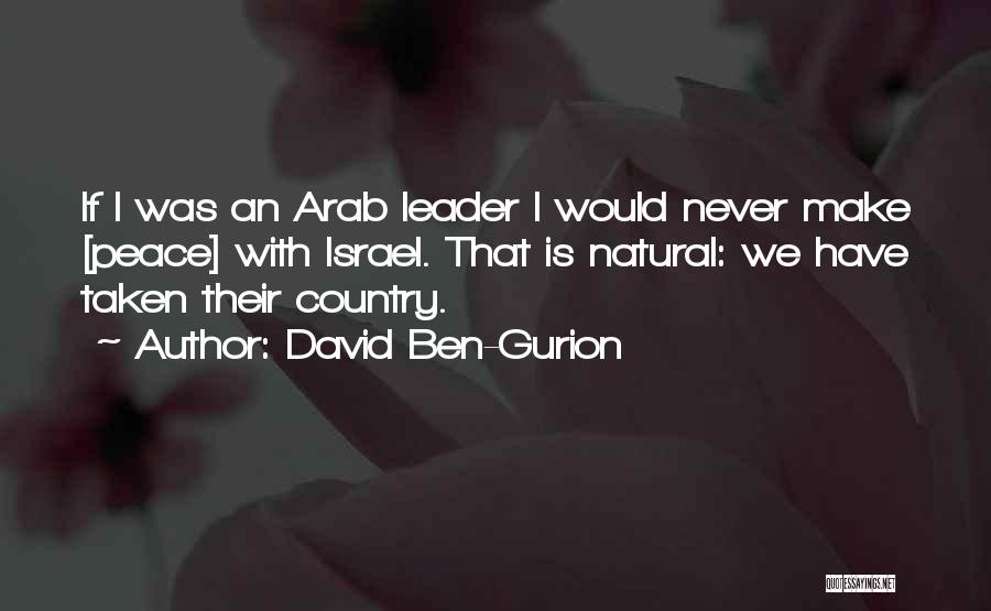 I Would Never Quotes By David Ben-Gurion