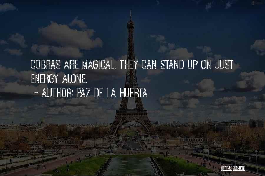 I Would Rather Stand Alone Quotes By Paz De La Huerta