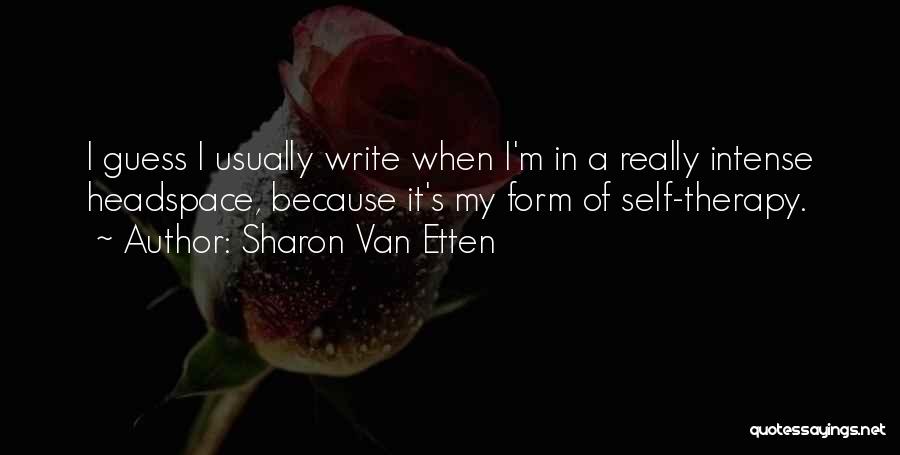 I Write Because Quotes By Sharon Van Etten