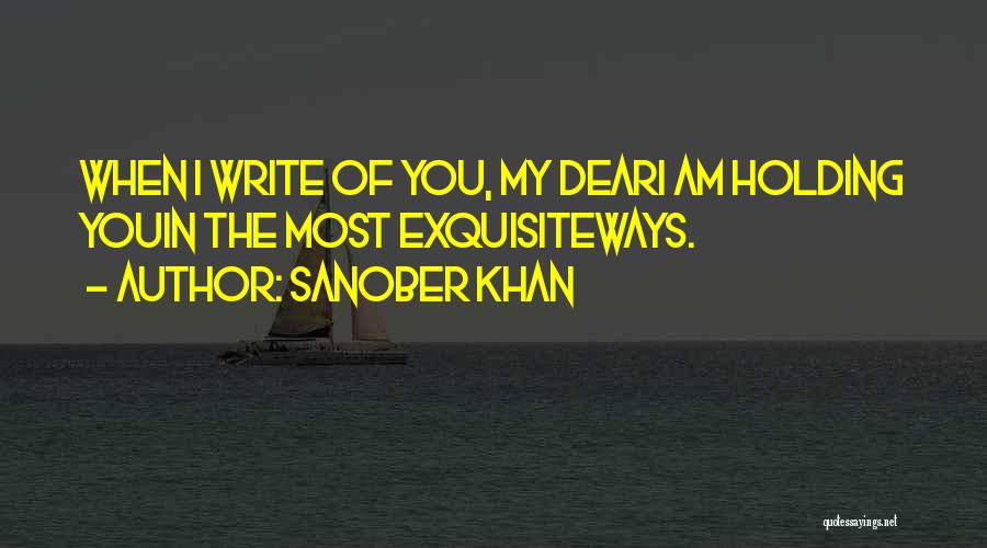 I Write Poetry Quotes By Sanober Khan