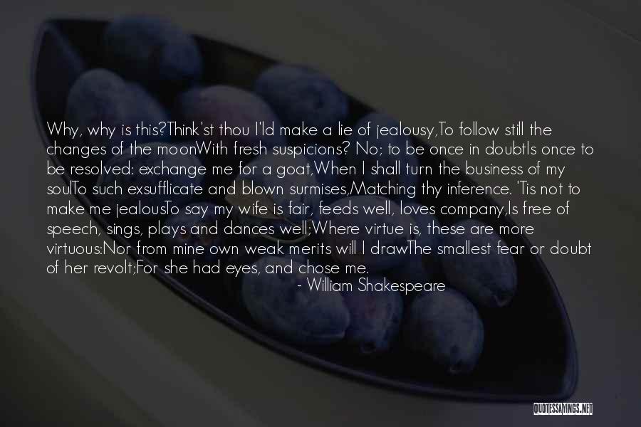 Iago's Jealousy Quotes By William Shakespeare Iago's Jealousy Quotes By William Shakespeare