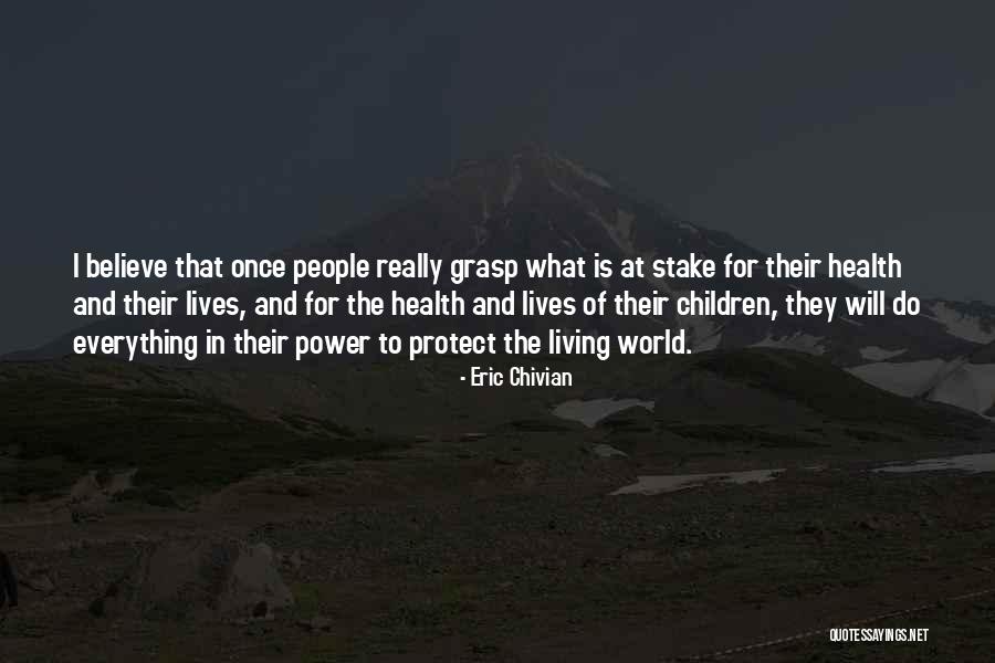 Iamed Quotes By Eric Chivian Iamed Quotes By Eric Chivian