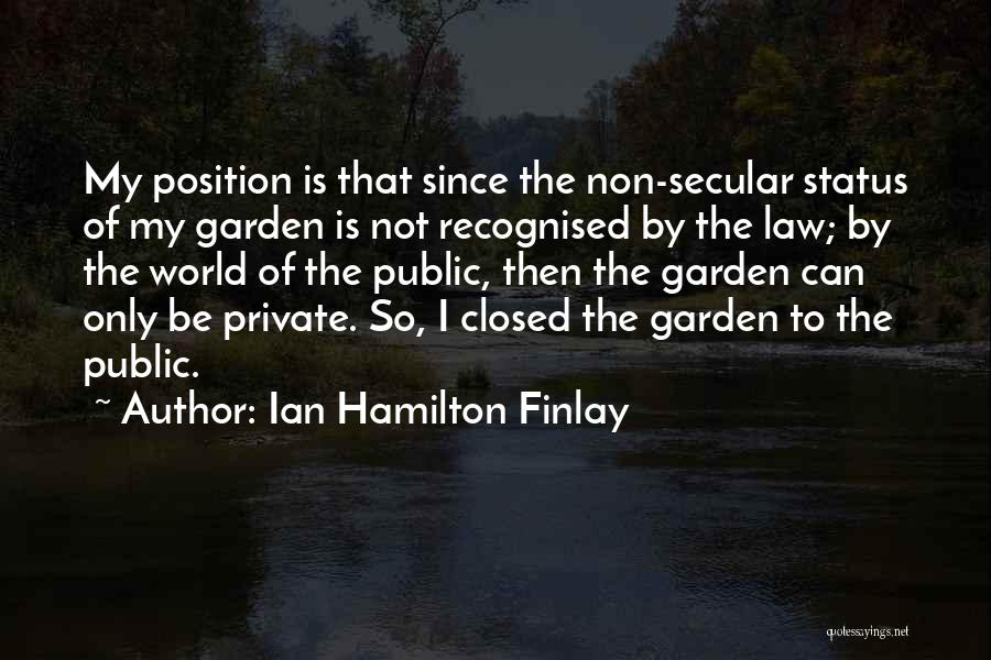 Ian Hamilton Finlay Quotes 1340395
