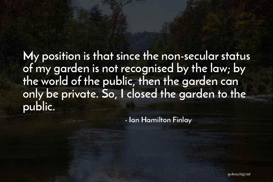 Ian Hamilton Finlay Quotes 1340395