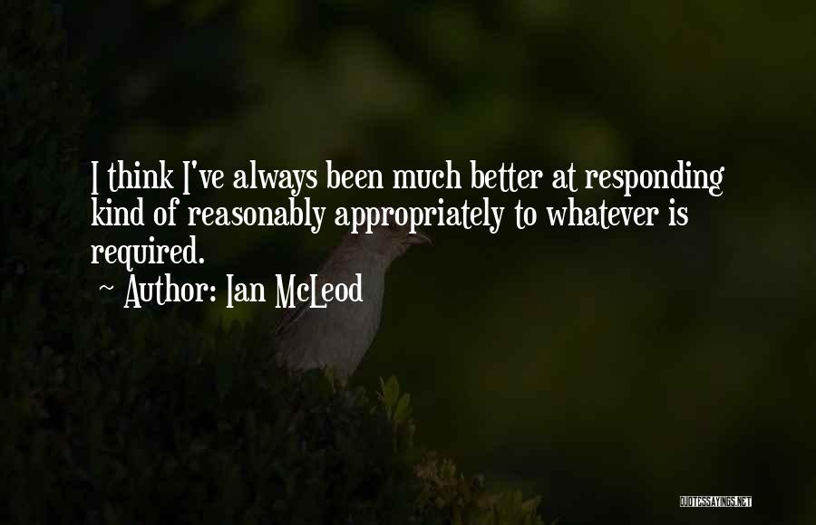 Ian McLeod Quotes 96132