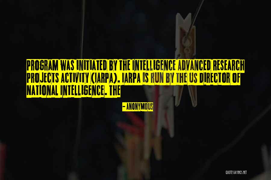 Iarpa Quotes By Anonymous Iarpa Quotes By Anonymous