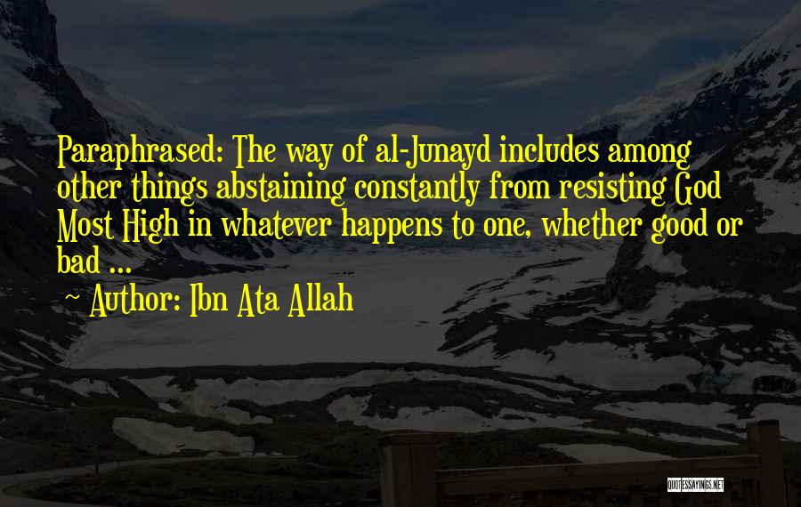 Ibn Ata Allah Quotes 1609379