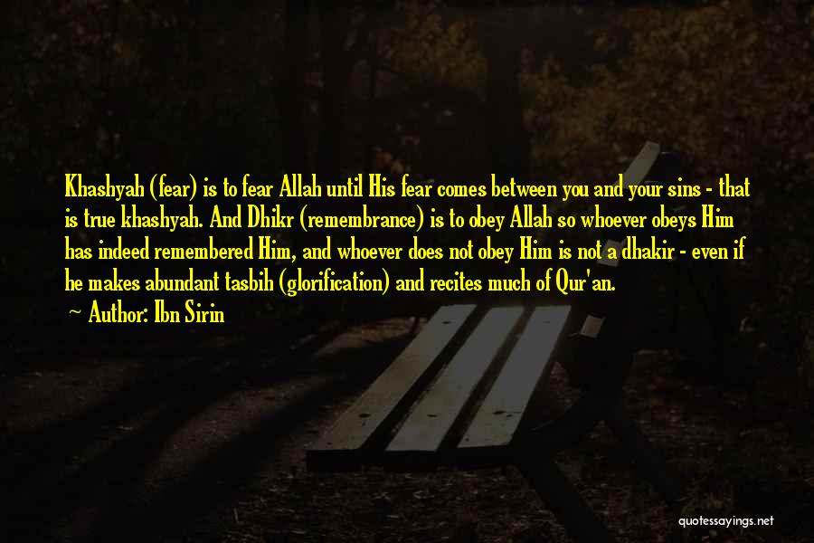Ibn Sirin Quotes 1087092
