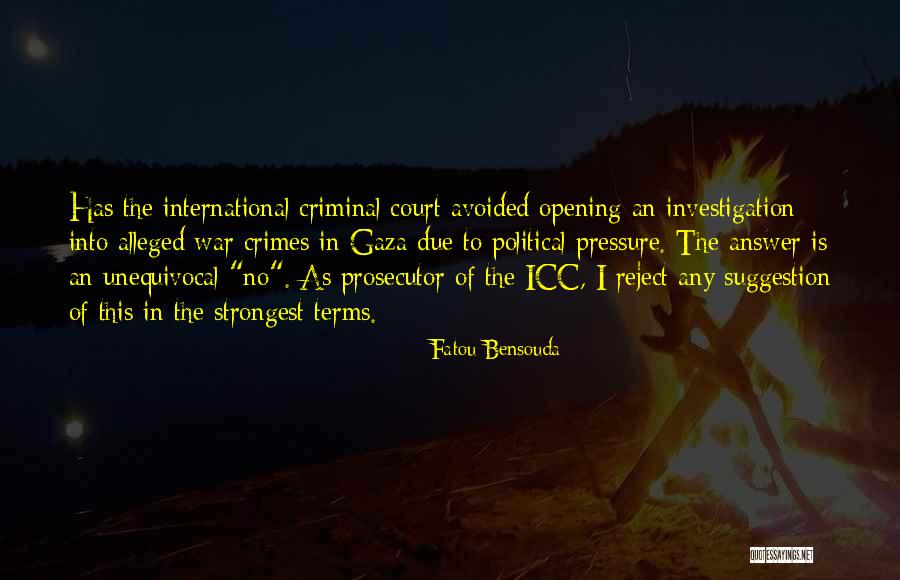 Icc Quotes By Fatou Bensouda Icc Quotes By Fatou Bensouda