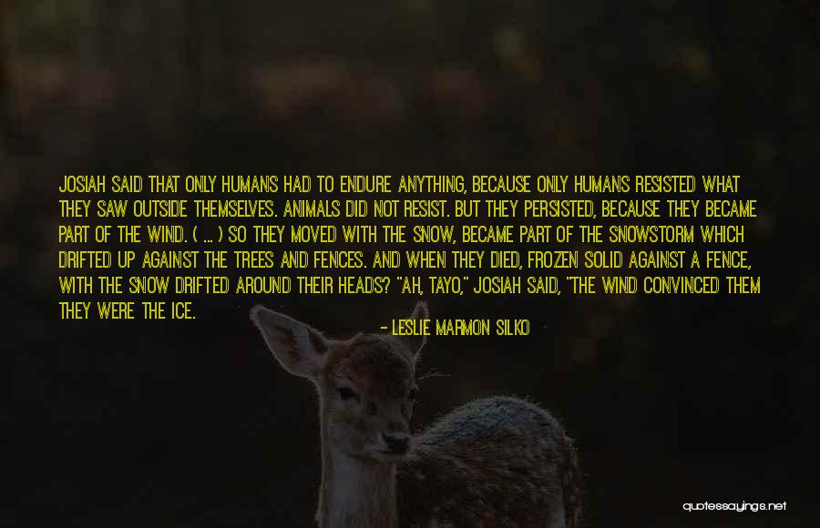 Ice And Snow Quotes By Leslie Marmon Silko Ice And Snow Quotes By Leslie Marmon Silko