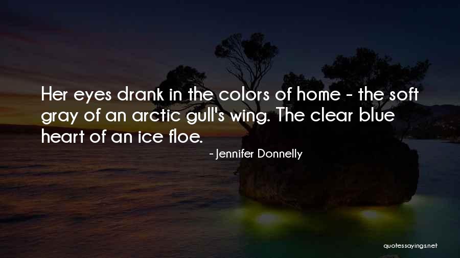 Ice Blue Eyes Quotes By Jennifer Donnelly