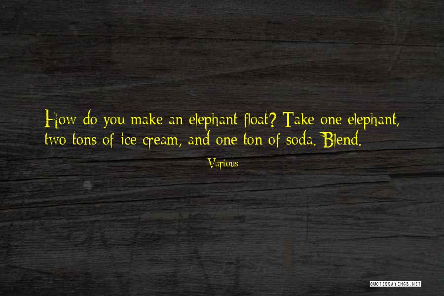 Ice Cream Float Quotes By Various