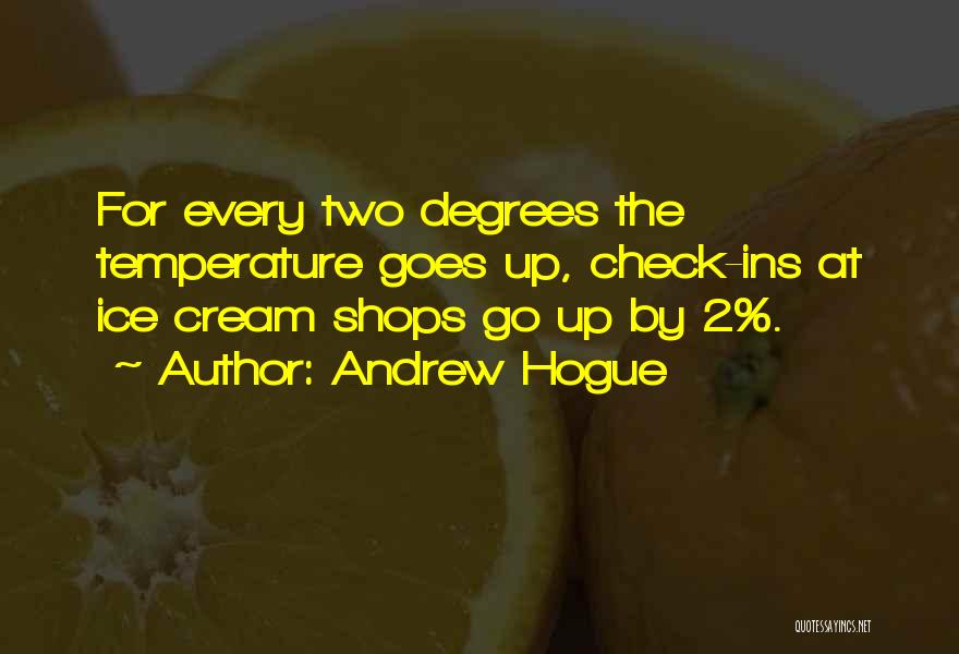 Ice Cream Quotes By Andrew Hogue