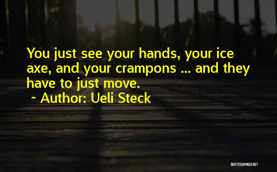 Ice Quotes By Ueli Steck