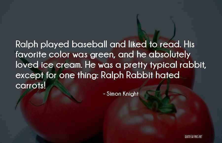 Ice Thats Green Quotes By Simon Knight