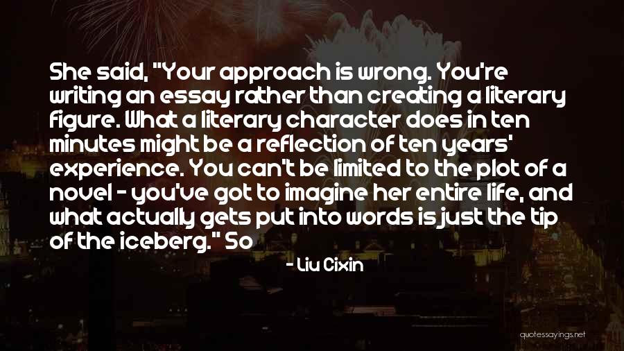 Iceberg Quotes By Liu Cixin