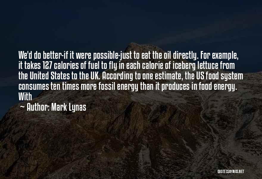 Iceberg Quotes By Mark Lynas