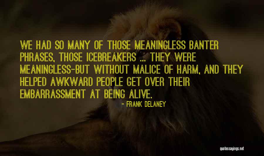 Icebreakers Quotes By Frank Delaney Icebreakers Quotes By Frank Delaney