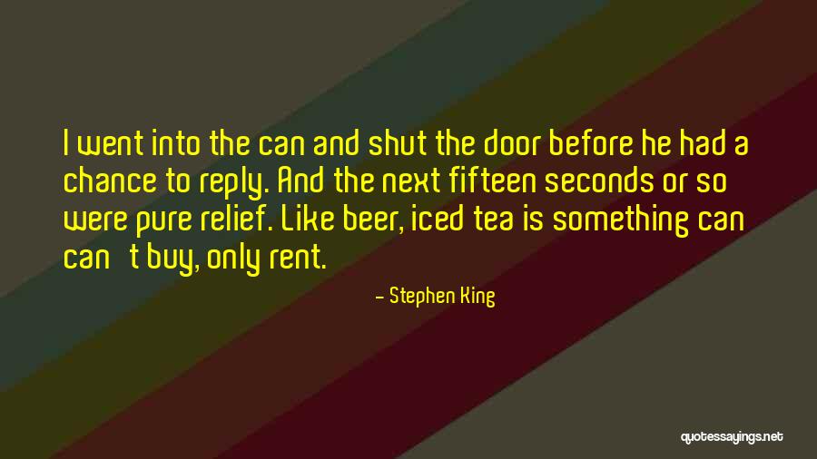 Iced Tea Quotes By Stephen King