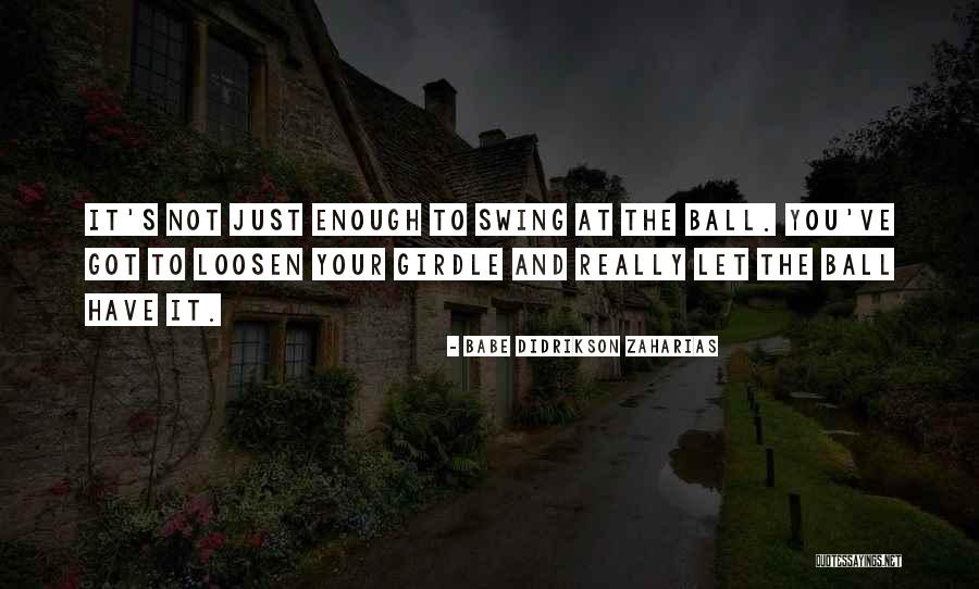 Icings Quotes By Babe Didrikson Zaharias Icings Quotes By Babe Didrikson Zaharias