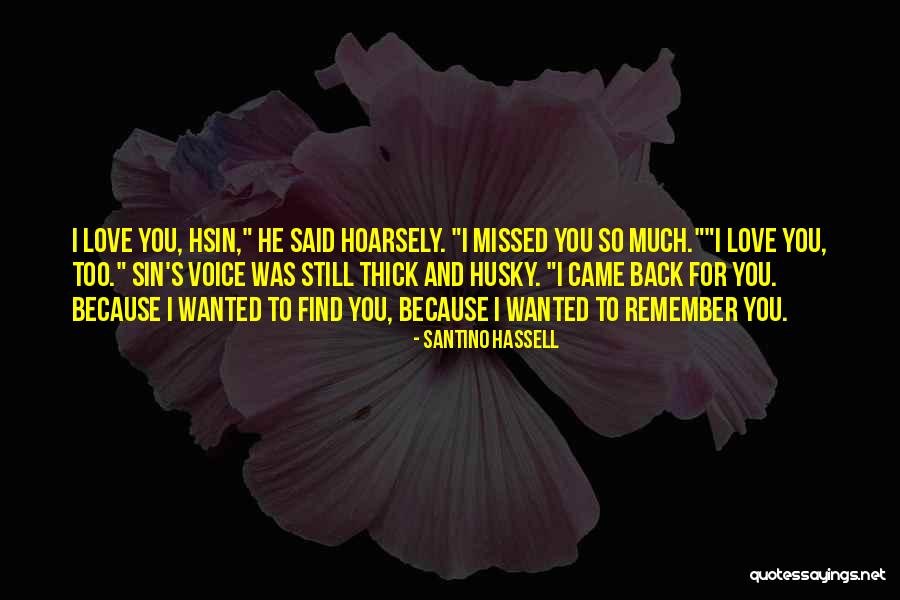 Icos Quotes By Santino Hassell Icos Quotes By Santino Hassell