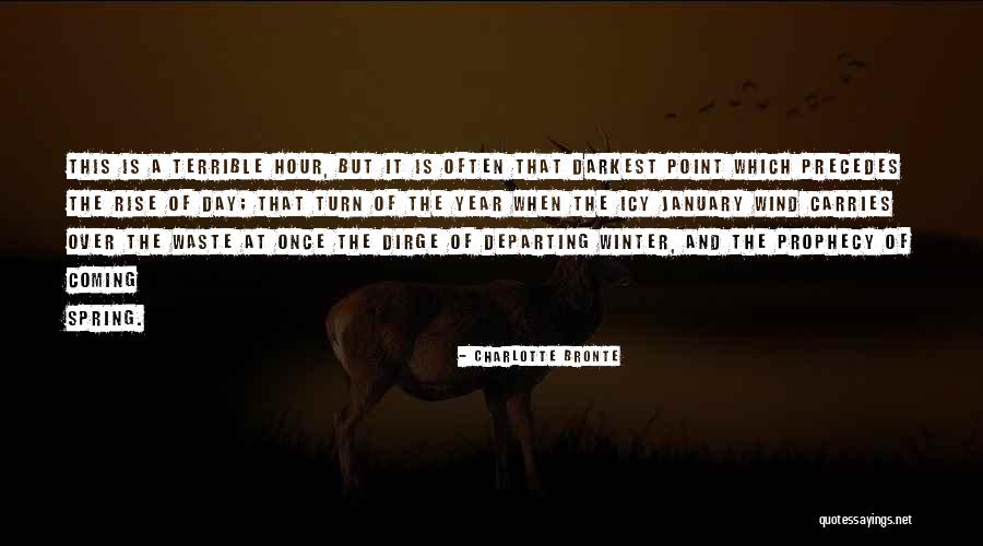 Icy Winter Quotes By Charlotte Bronte