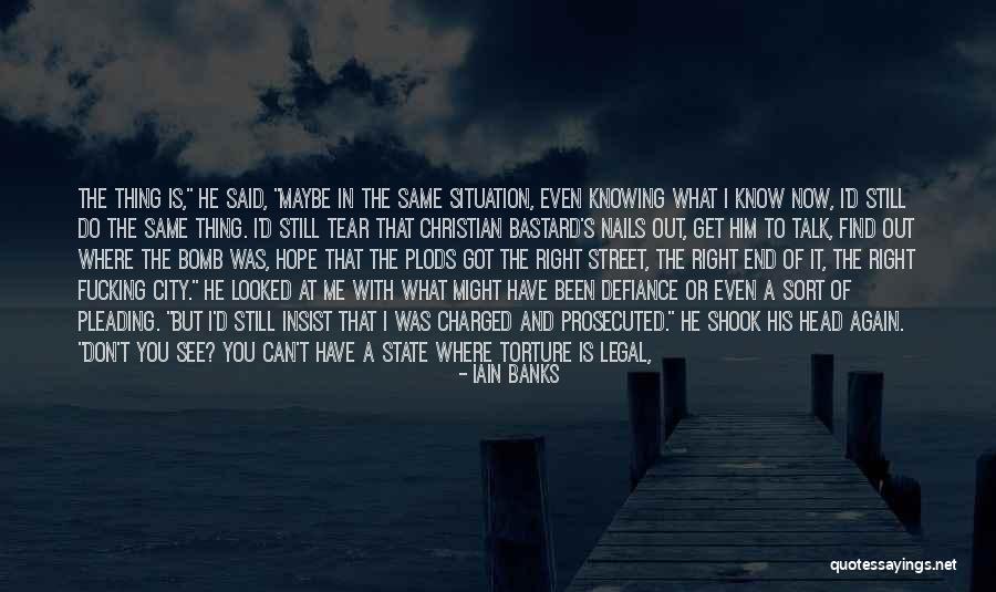 I'd Do Anything To See You Again Quotes By Iain Banks