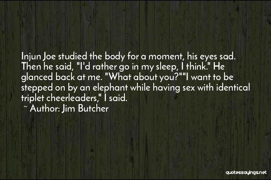 I'd Rather Be With You Quotes By Jim Butcher