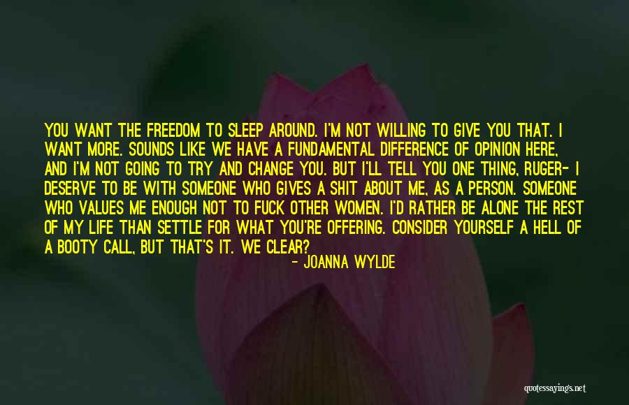 I'd Rather Sleep Quotes By Joanna Wylde