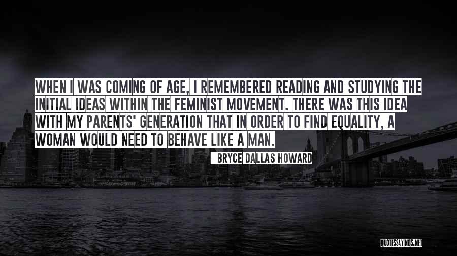 Idea Generation Quotes By Bryce Dallas Howard Idea Generation Quotes By Bryce Dallas Howard