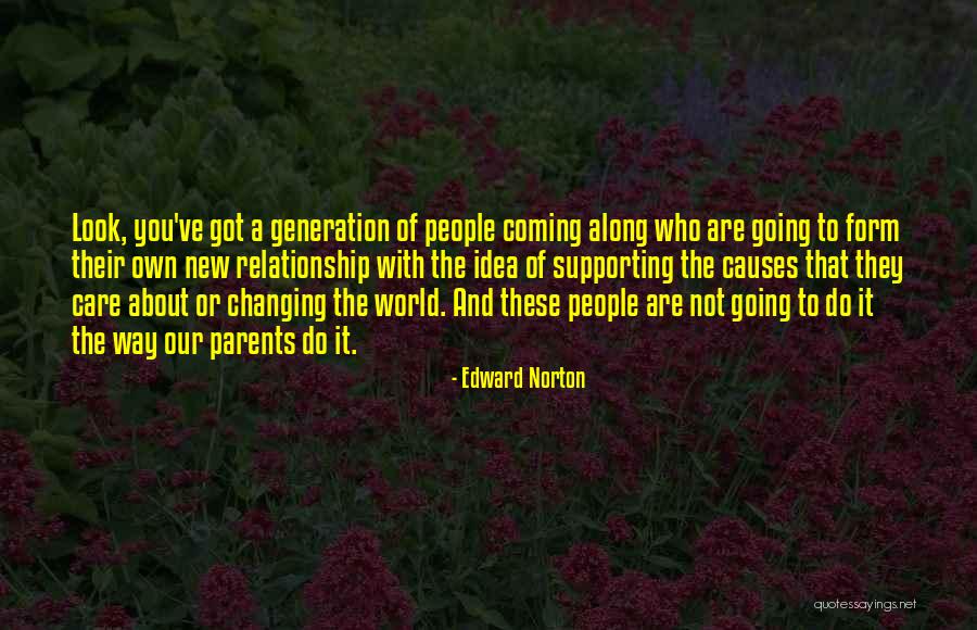 Idea Generation Quotes By Edward Norton Idea Generation Quotes By Edward Norton