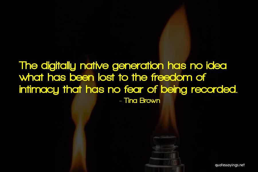 Idea Generation Quotes By Tina Brown Idea Generation Quotes By Tina Brown