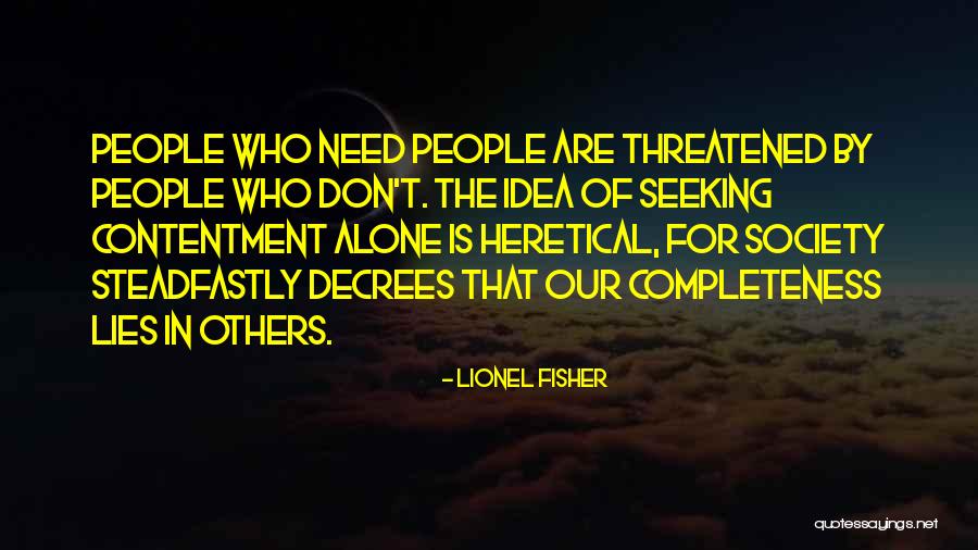 Idea Quotes By Lionel Fisher