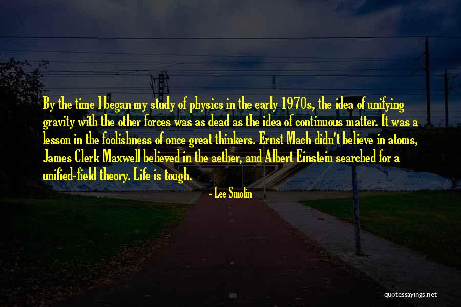 Idea Theory Quotes By Lee Smolin Idea Theory Quotes By Lee Smolin