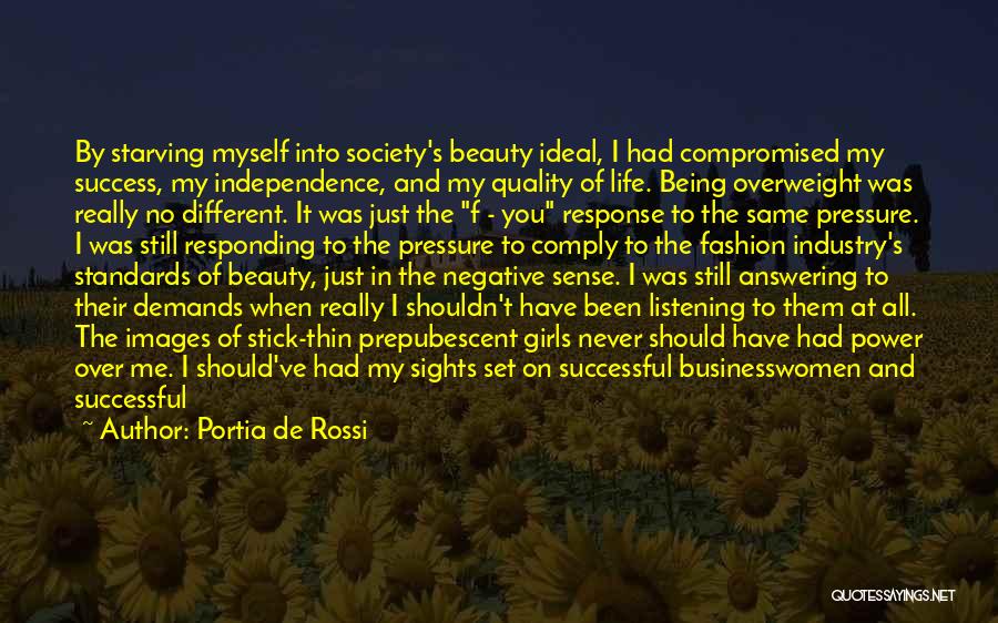 Ideal Beauty Quotes By Portia De Rossi