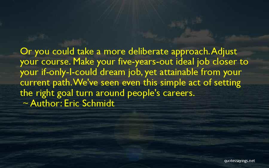 Ideal Job Quotes By Eric Schmidt