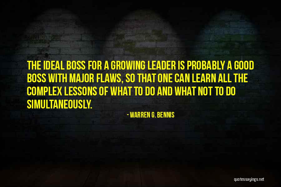Ideal Leader Quotes By Warren G. Bennis Ideal Leader Quotes By Warren G. Bennis