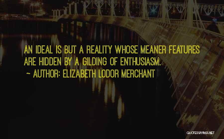 Ideal Quotes By Elizabeth Lodor Merchant