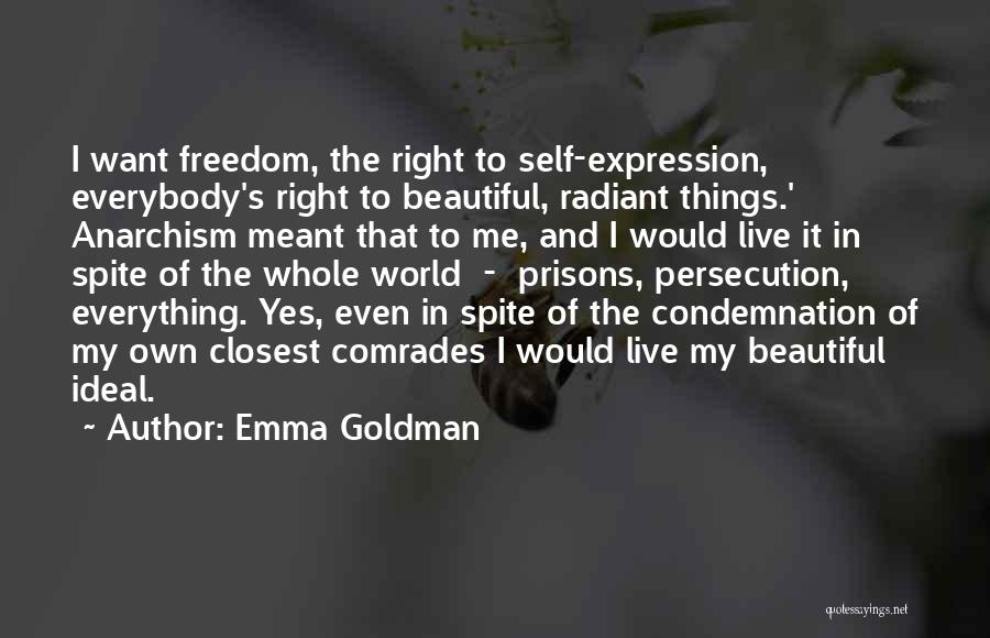 Ideal Self Quotes By Emma Goldman