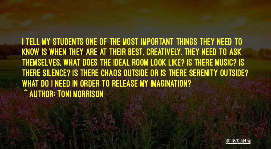 Ideal Students Quotes By Toni Morrison