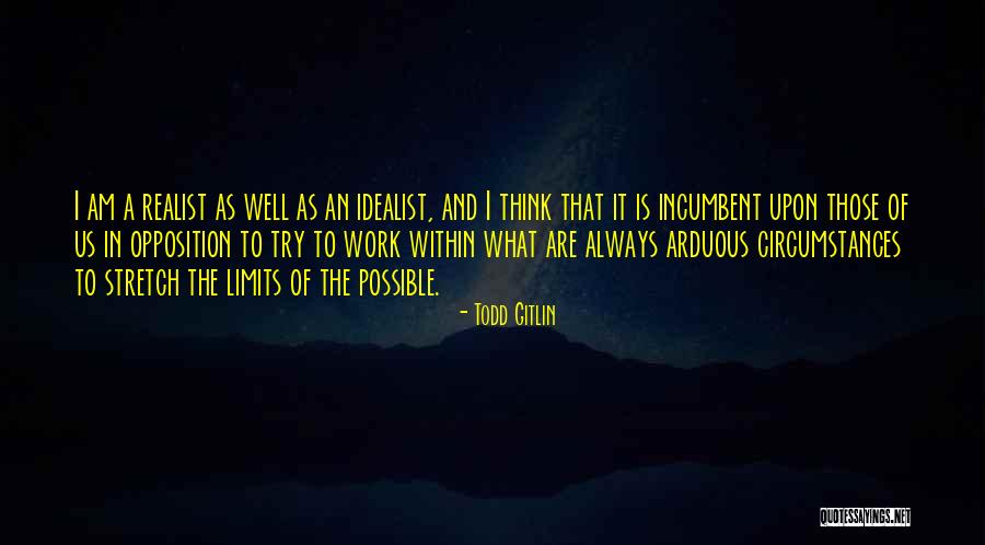 Idealist Quotes By Todd Gitlin Idealist Quotes By Todd Gitlin