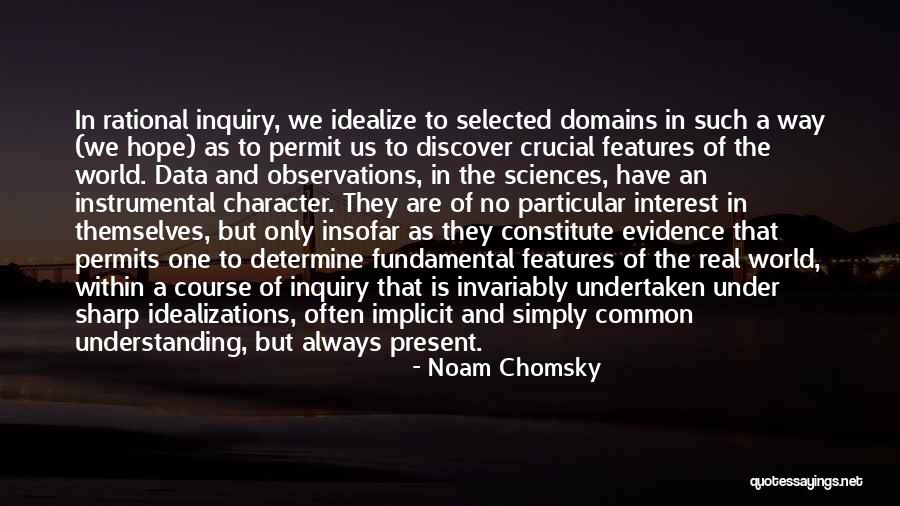 Idealizations Quotes By Noam Chomsky Idealizations Quotes By Noam Chomsky