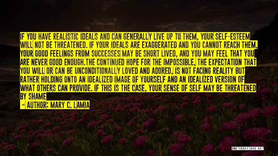 Ideals And Reality Quotes By Mary C. Lamia