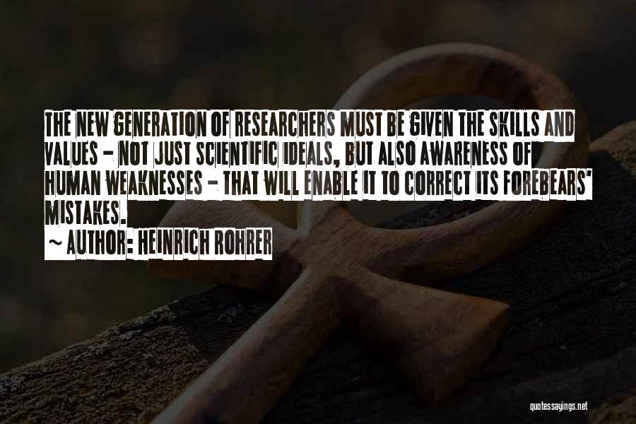 Ideals Quotes By Heinrich Rohrer