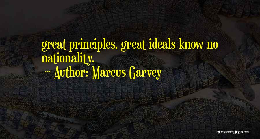 Ideals Quotes By Marcus Garvey