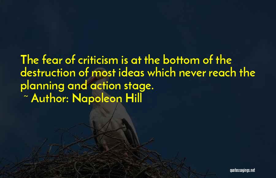 Ideas And Action Quotes By Napoleon Hill