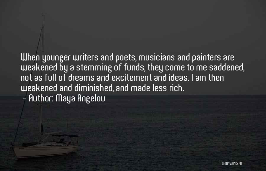 Ideas And Dreams Quotes By Maya Angelou