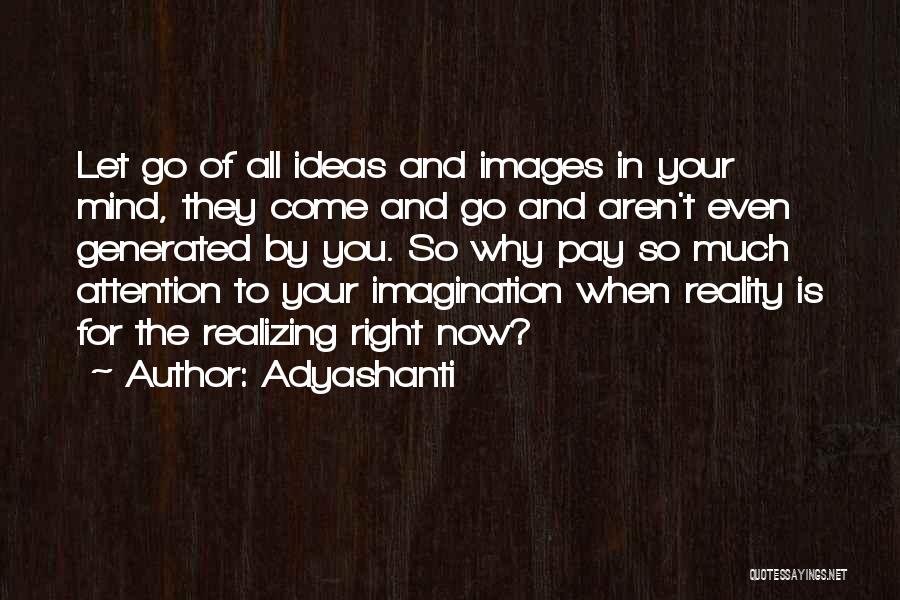 Ideas And Reality Quotes By Adyashanti