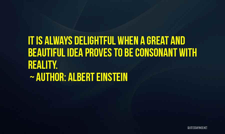 Ideas And Reality Quotes By Albert Einstein